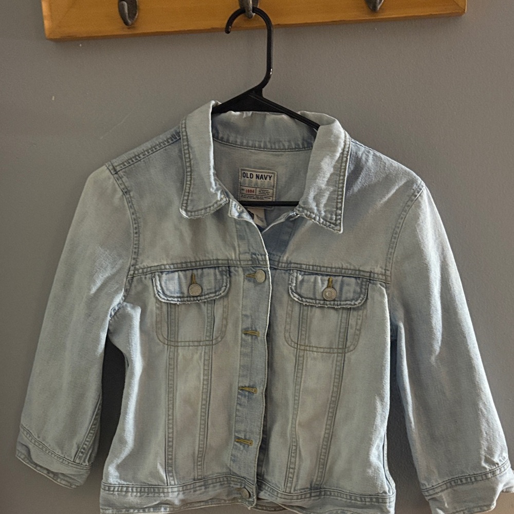 Old Navy Kids Light Blue Jean Jacket